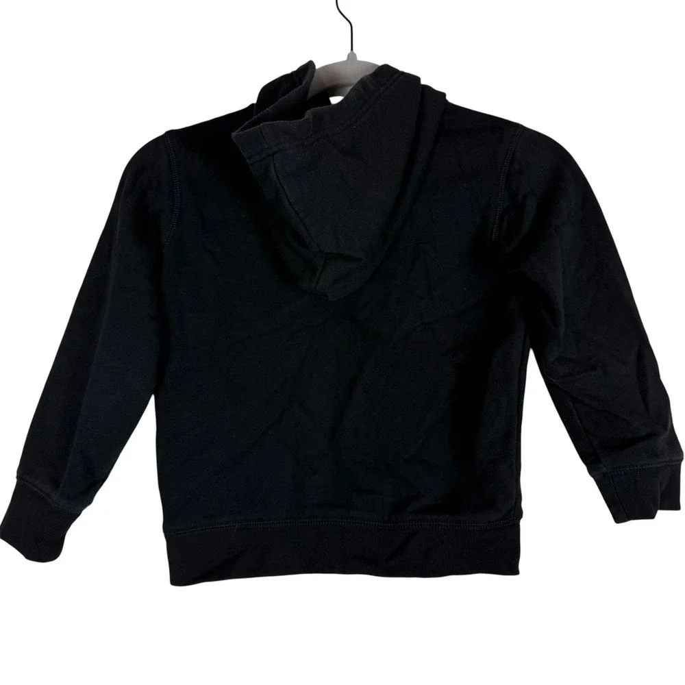 The Children's Place Hoodie Sweatshirt Kids 5T‎ Black Full Zip Fleece Pockets